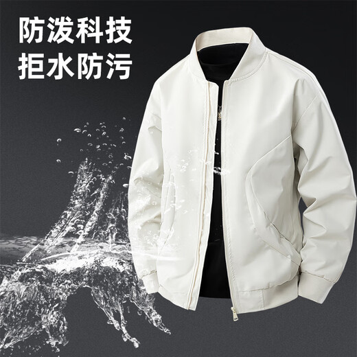 Wassup Sohot夹克男春季飞行员外套男士休闲宽松工装棒球服男装 军绿 XL