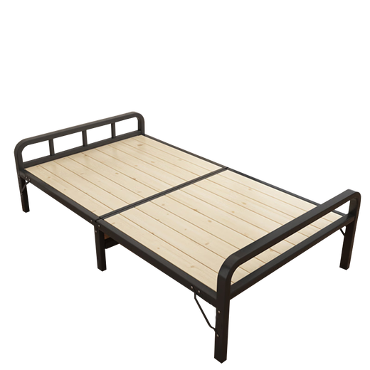 Huakai Zhixing Folding Bed Hospital Accompanying Folding Single Bed Simple Lunch Bed Small Household Nap Bed BGC811 [Silent Reinforcement] 1.5 meters wide