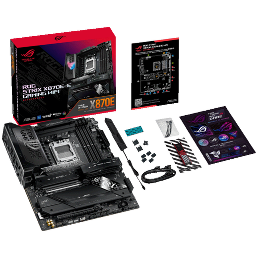 ROG STRIX X870E-E GAMING WIFI motherboard supports CPU 9900X3D/9950X3D/9800X3D (AMD X870E/socket AM5)