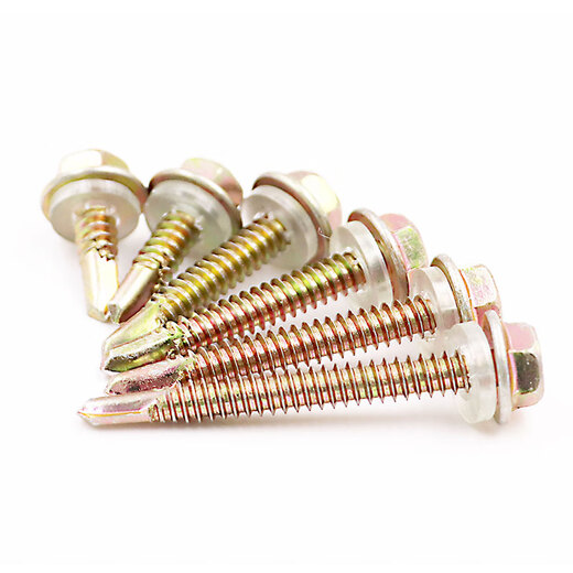 
XMSJ Hongtie hexagonal drill tail self-tapping screw Color steel tile screw Dovetail nail Self-tapping drill tail screw Drill tail nail 4840 per box 400
