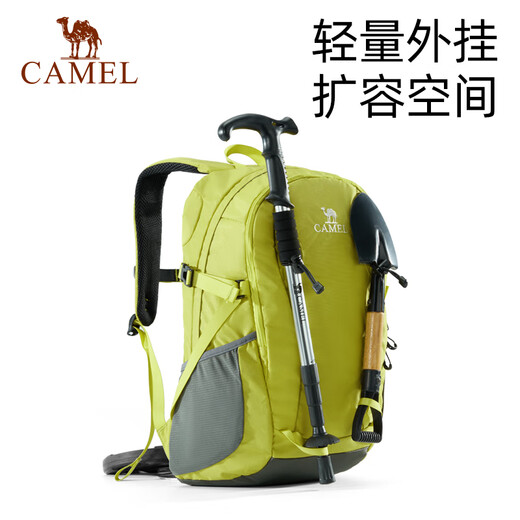 骆驼（CAMEL）云涧户外登山包双肩包运动旅游旅行徒步防泼水爬山骑行休闲书包 574D789650-糖果绿-23L