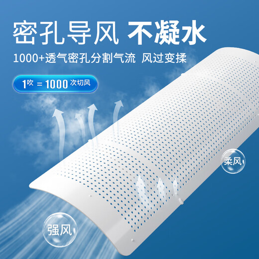 Little Queen central air conditioner windshield ceiling machine anti-direct blow air conditioner block cold wind shield ceiling flower machine office general ceiling ceiling machine baffle 55cm *12 pieces
