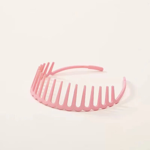 
Zuo Yu's hairband with teeth Internet celebrity new makeup and face washing headband for women's non-slip and non-slip hair tie-up hair accessories black (toothed hairband)