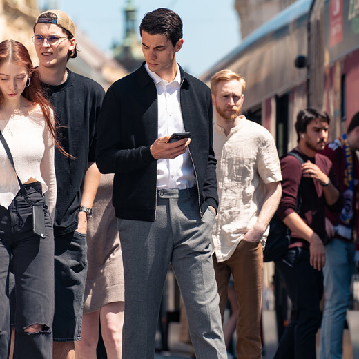 Mr. Bu Lapel Knitted Wool Jacket Men's Autumn and Winter Double Side Pockets Warm Sweater Cardigan Black XXXL/190