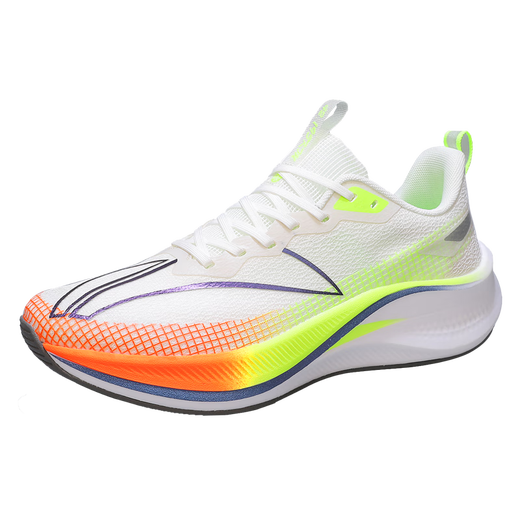 Chaussures de course Sembosk Rabbit rouge 7pro Carbone Board Chaussures Summer Shock Absorption Sports Competition Training Sports Chaussures Breatte Mesh Chaussures BLT # 825 WHITE ORANGE 43