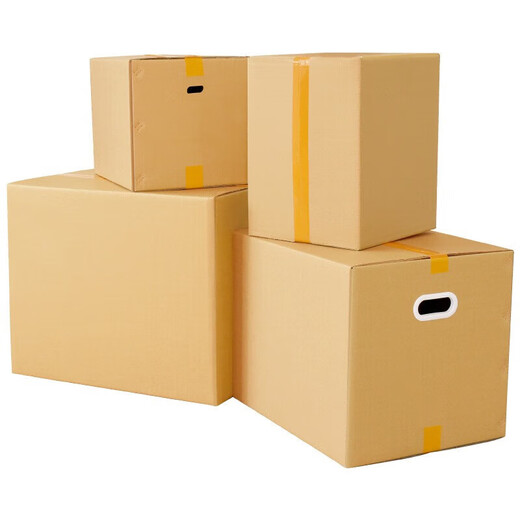 Wenshou cartons, moving cartons, packing boxes, extra large cartons, express cartons, logistics cartons, can be customized, five layers of extra hard 60*40*50cm, no buckle handles
