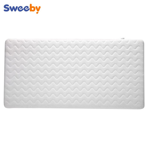 Sweeby Baby Mattress Natural Coconut Palm Mattress 3E Coconut Dream Baby Mattress Removable and Washable Breathable Palm Mat White - Cotton Cover (120*60) Natural Coconut Brown Silk