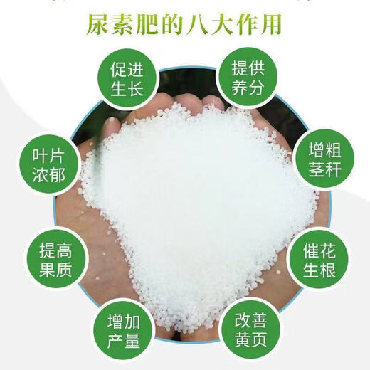 U.S. foreign urea quick-acting nitrogen fertilizer for flowers, vegetables and fruit trees, cauliflower, household potted plants, general-purpose fertilizer Urea (nitrogen fertilizer) 5Jin Jin is equal to 0.5kg