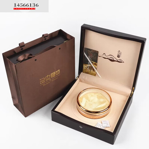 New agarwood Cordyceps sinensis packaging box 50g 100g 250g exquisite Cordyceps wood box gift box empty box without inner box retail price