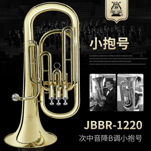 津宝小抱号JBBR-1220次中音三立健大号降b调专业学校演奏成人学生乐器