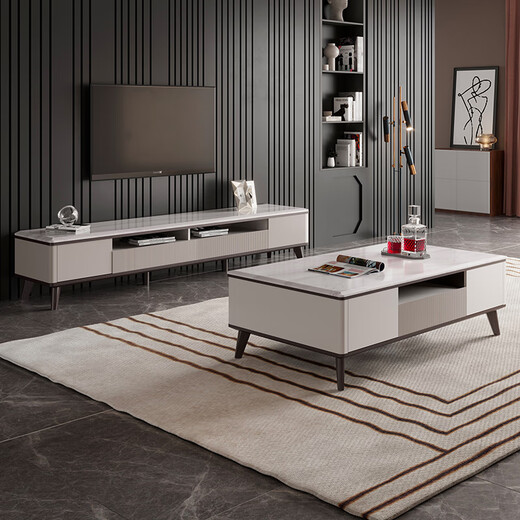 Chivas TV cabinet modern minimalist living room marble desktop storage storage cabinet PT025 TV cabinet