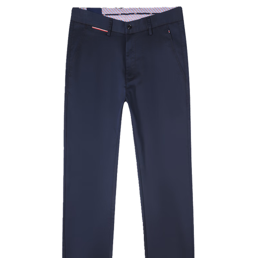 Mengtejiao Business Casual Hosen Herren 2025 Sommer Dünner Straight Mid-T-Mid-T-Mid-End-Baumwolle Vielseitige Hosen 9928-1 Khaki 29