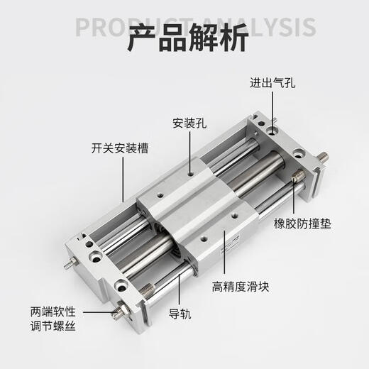 Miaopuli Magnetic Copping Slider Stab ohne Zylinder CY1SGCY1S15 CY1S15850Z