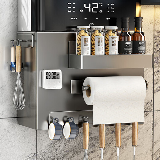 Shiqing German Gas Water Heater Cover Wall-hung Boiler Cover Ugly Natural Gas Pipe Shelf Kitchen Magnetic Hole Board Please contact customer service for door opening customization