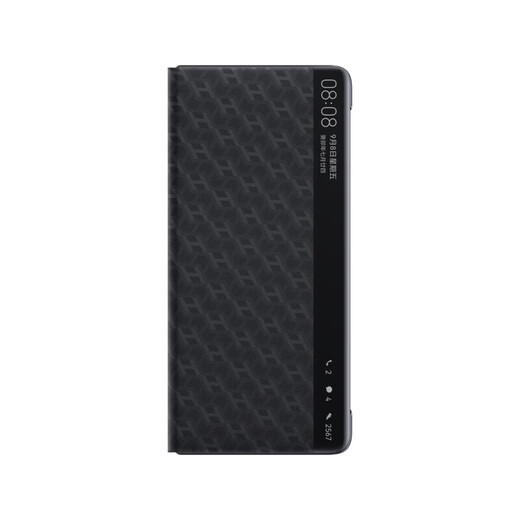 Huawei Original Mate X5 Téléphone mobile Étui en cuir X5 Couverture protectrice multidirectionnelle Couverture de protection pliante Smart Window Flip Type de Collecteur Version Générale en cuir Sentiment complet Business Anti-Fall Original Matex5 / Collector's Version Universal Multidirectional Bracket Window Cover 丨 Black Black