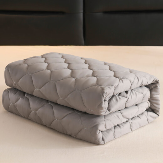100-count satin cotton quilted bed sheet Class A maternal and infant grade dust-proof Simmons mattress protector for all seasons Class A cotton double-sided 100-count satin--Grey Customized version--(Please contact customer service for customization)