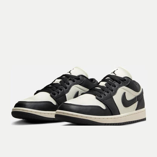 耐克（NIKE）AJ1女鞋2025秋冬季新款运动鞋AIR JORDAN 1 低帮板鞋休闲鞋缓震 FB9893-101黑白 38.5