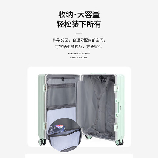 未止 退伍纪念品行李箱多功能20寸高颜值大容量 灰 WZHL-15918
