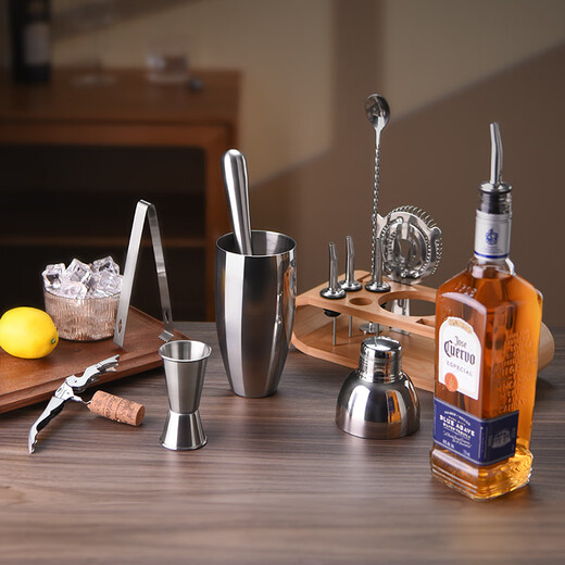 Kaier bartending set Shake cup mixer tool cocktail cup hand-made lemon tea tool shake cup pot 12 pieces