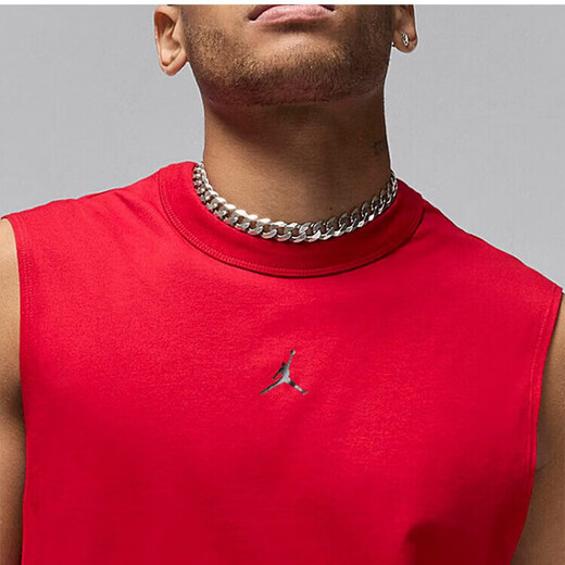Nike (Nike) Weste Herrenkleidung 2025 Herbst New Jordan Outdoor Fitness atmungsaktives Sportbekleid vielseitig gelegentlich ärmellose T-Shirt FN5857-687 S
