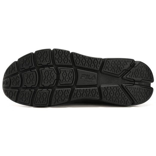 FILA Sock aerobic fitness pedal, non-slip and wear-resistant, low-top training shoes, men's black, black 42