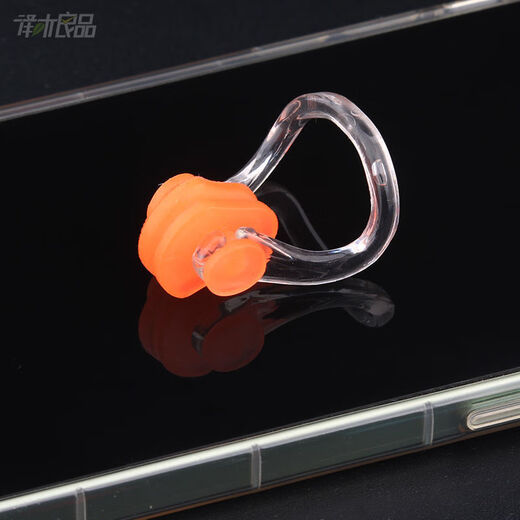 Pure cool silicone swimming nose clip earplugs for adults and children anti-slip suit nose plug swimming goggles matching diving equipment supplies 10 random colors