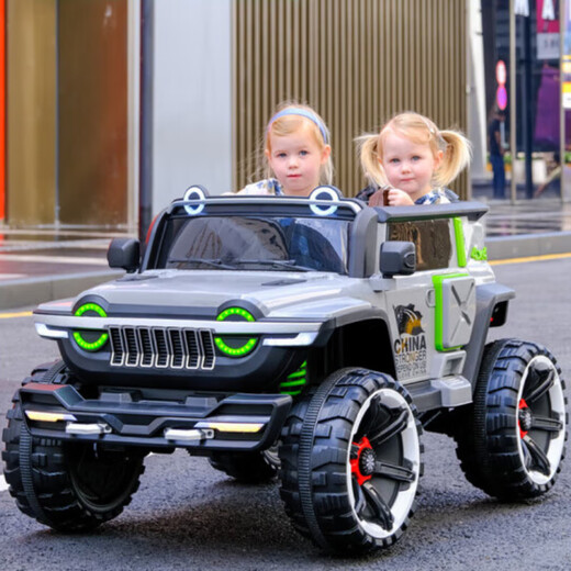 RWTW-Kinderfernbedienungsfahrzeug-Tank-Elektrofahrzeuge mit Allradantrieb Offroad-Doppelsitzen können sitzen und das Geburtstagsgeschenk eines Jungen erhalten. China Rot + Allradantrieb + Doppel Ledersitz + 12V12A Super über Batterie Vier-Drive