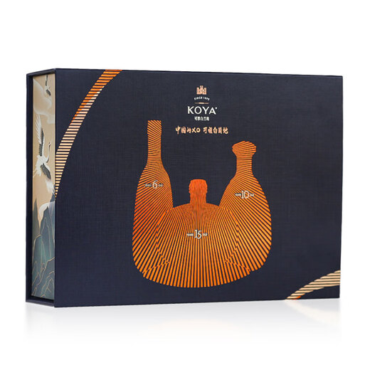 Changyu Keya Brandy, 6 Jahre Barrel -Lagerung + 10 Jahre + 15 Jahre, kleine Weinversionsbox, 40 Grad, 100 ml*3 Flaschen, 1 Box