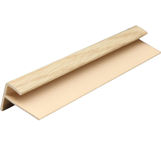 XMSJPVC Stain Tread Strip Borde Fuera Decorativa de madera Borde de madera F-Type Cerrar Protección de plástico 2.7m 9923/12 mm