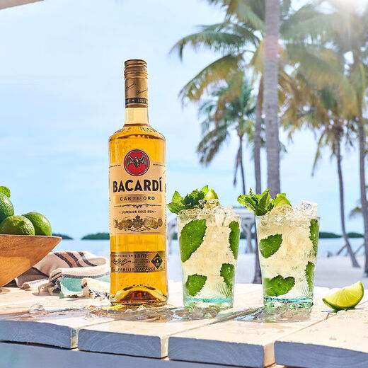 Jitu bacardi ron panadería tiramisu panadería gratis cubaki dorado ron 750ml 1 botella una botella individual