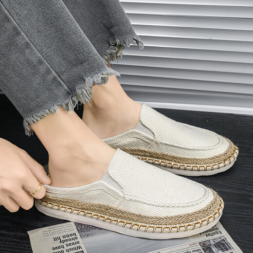 zapatos para hombres de lona dkcci para la primavera y el verano nuevos zapatos casuales transpirables People Peedal zapatos pescadores