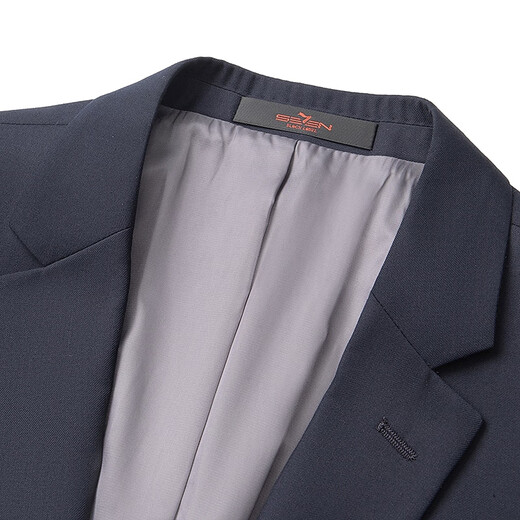 
Seven brand suit men's 25 spring and summer business formal wear easy-to-make flat collar interview suit jacket 126JC70760 Navy 48 B