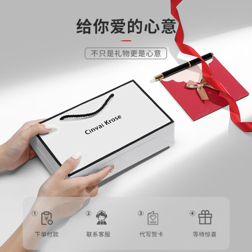 CinvaiKrose官网牛皮短款钱包女士2025年新款锁扣简约卡包钱夹生日礼物送女友 CK钱包-棕色【送女友老婆女生】