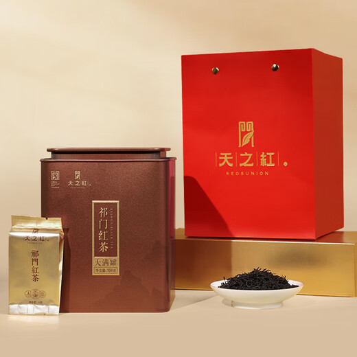 天之红祁门红茶组合装大满罐独立小包茶叶送长辈见家长伴手礼 四大祁红组合 4罐共672g