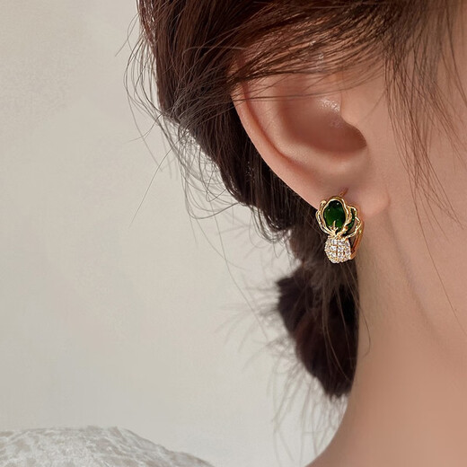 Idel's cabbage earrings for women, niche design, high-end earrings, new trendy earrings, birthday gifts for girlfriends and best friends, cabbage earrings E2392