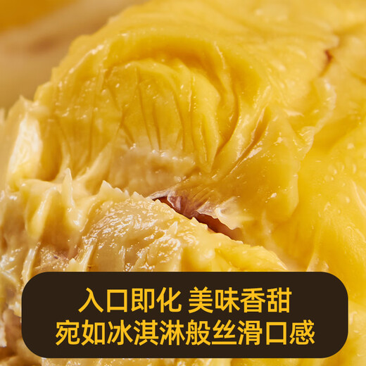 什果乐猫山王榴莲（D197）马来西亚进口带壳整果液氮冷冻水果礼盒 特大果6-7斤（包5房）