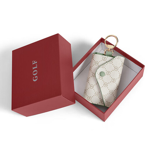 Golf (GOLF) key bag women's printed multi-function card bag storage bag key bag coin wallet car key chain gift box