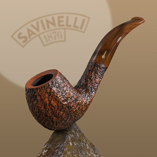 Sharphan (Savinelli) Italienische High-End-Heather-Pipe 677 Bend Eimer Kollektion importiert altmodische Massivholz-Trockenrohrmänner [Arctic Tundra 677 Bend Eimer] NICHT GRAS