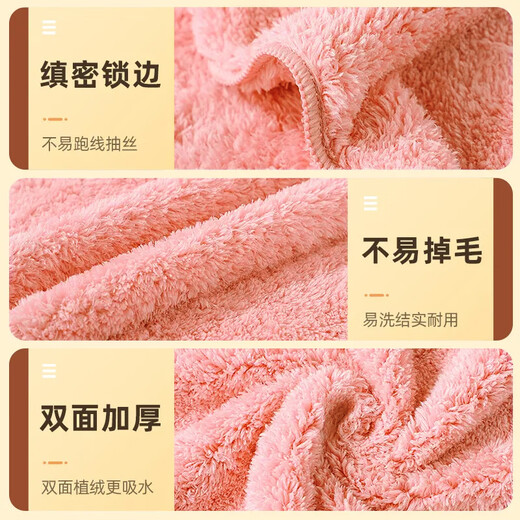 LYNN rags housework kitchen 25*25cm 5 pieces super absorbent dishwashing cloth scouring pad degreasing car washing car wiping towel