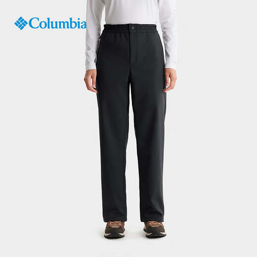 Columbia outdoor women's waterproof, dry and comfortable slim-fit brushed inner thick trousers AR9706 010 slim fit XL (170/70A)