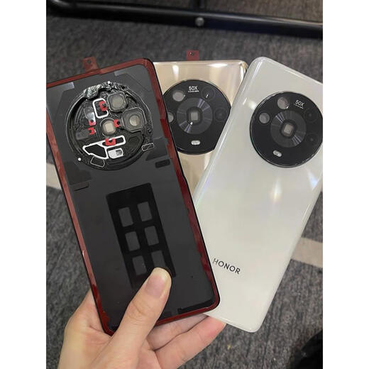 I is suitable for Honor Magic 4pro back cover original disassembly magic4 back shell glass battery cover mobile phone original shell Magic4 bright black 99 new original back cover