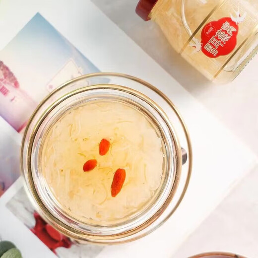 燕微微燕薇薇即食鲜炖燕窝孕妇坐月子营养滋补女性中老年送长辈节日礼品 雪耳燕窝150g*6瓶【礼盒装】