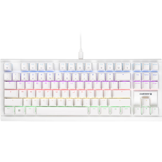 Intel Core Ultra Series 225 225F 230F 245K 245KF 265K 285K CPU Desktop Processor Boxed CPU Cherry Mechanical Keyboard MX 1.1TKL Snowy Aurora Red Axis White