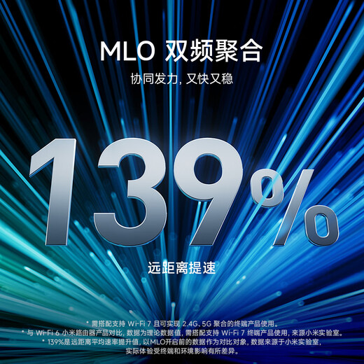 Xiaomi (MI) Router BE5000 Wi-Fi7 Xiaomi Mobile Internet Partner 5000M Class 2.5G Network Port Dual Broadband Access Home Router