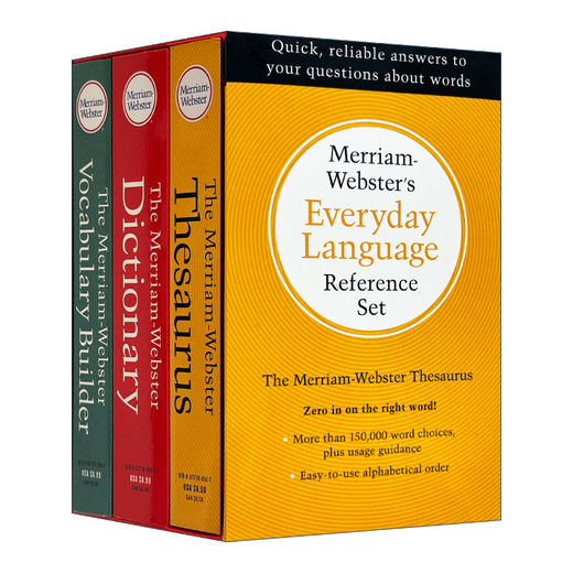 英文原版 韦氏三宝英语字根词根词典 Merriam-Webster Dictionary 英英字典
