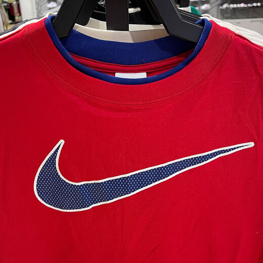 Nike (Nike) T-shirt à manches courtes en 2025 Été Nouveau Sportswear Big Logo SHIRT ROND CONCUT