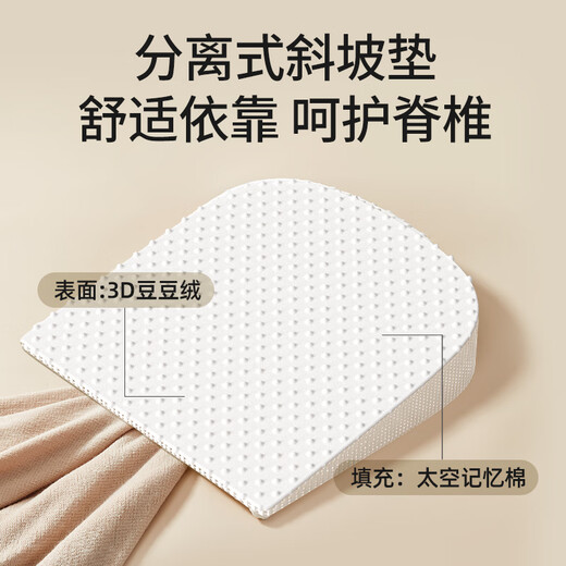 
Tile bed mid-bed crib newborns coax to sleep prevent jumping and vomiting breasts uterus bionic bed sleeping safety tool Xingyue [wing-shaped bed + anti-spray pad]