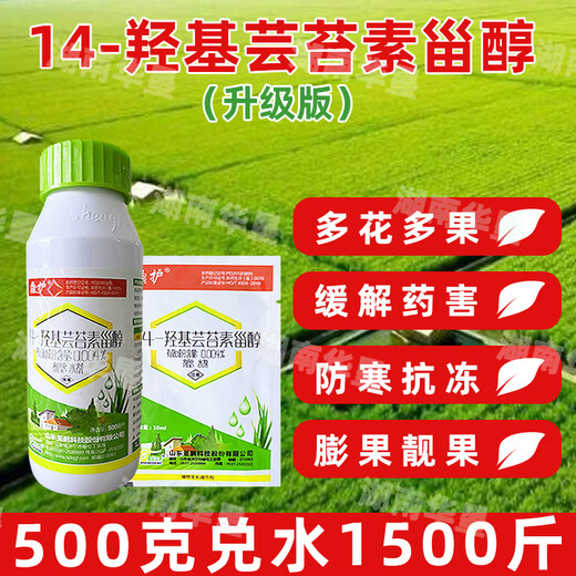 14-Hydroxybrassinosteroid alleviates phytotoxicity, prevents cold and freeze-resistant rice plant crop growth regulator, 60 packs, 10ml, add 30Jin of water per pack, equal to 0.5kg