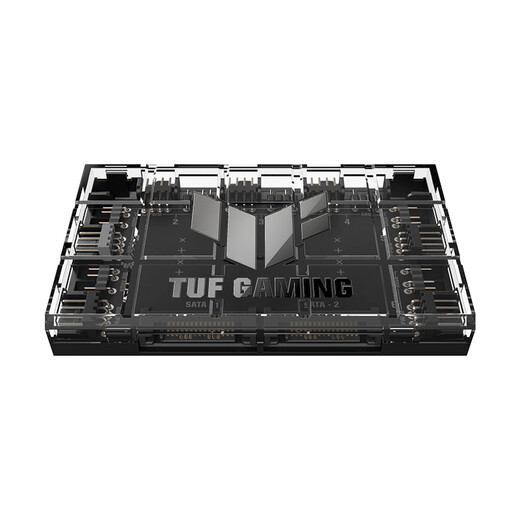 ASUS TUF GAMING TFH-01 fan hub 6 fan control ARGB+PWM/dual SATA power supply/overcurrent & short circuit protection/magnetic design/running indicator light