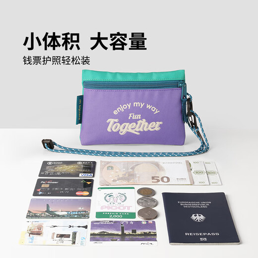 m square passport holder anti-theft bag personal bag invisible ID travel abroad anti-lost anti-theft money ticket passport bag
